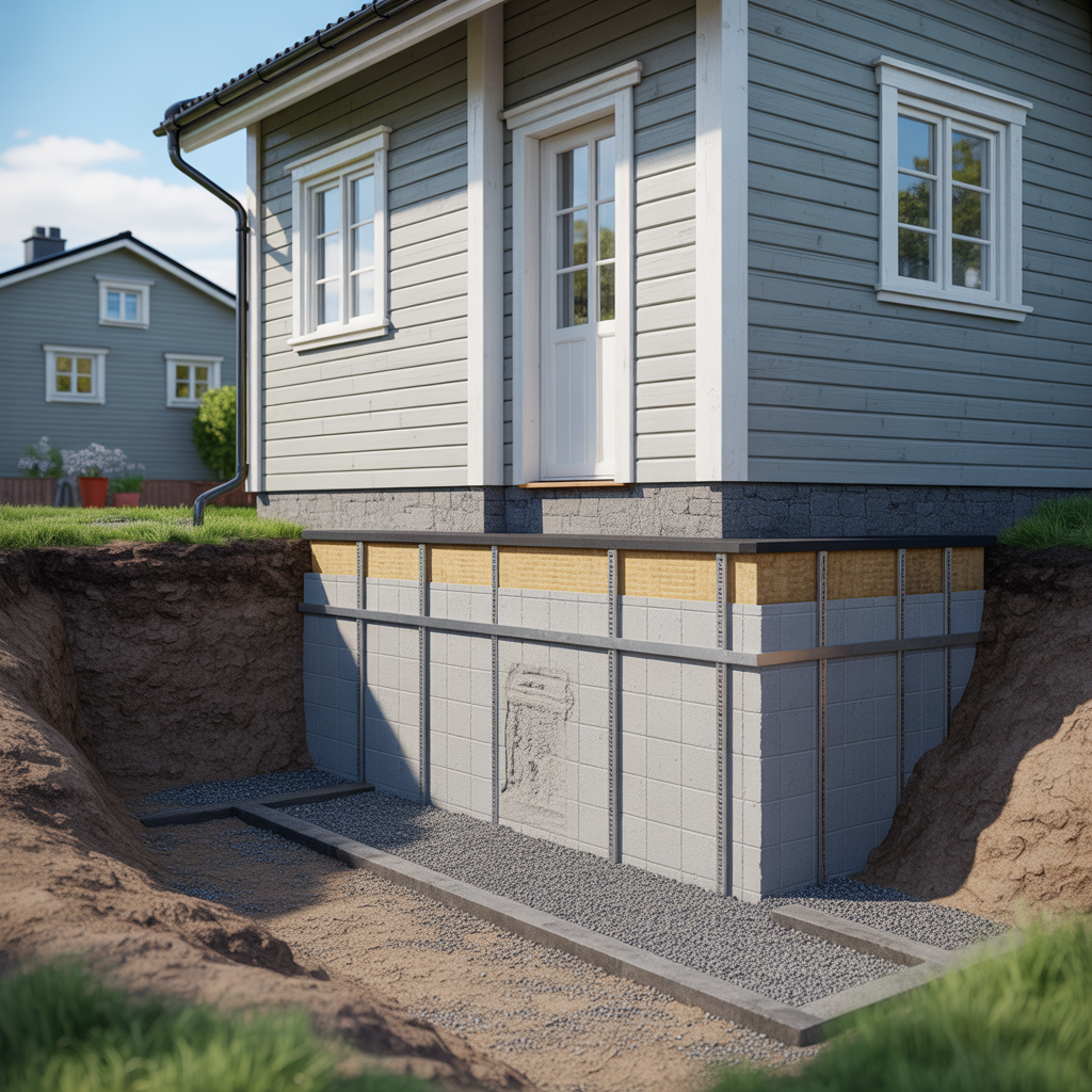 12.Hur skyddar du en husgrund fran tjallyftning